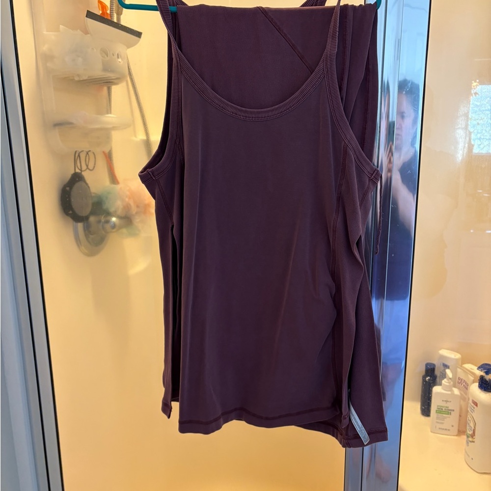 Free People Plum Scoop Neck Tank Top